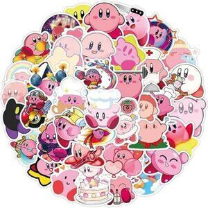 KIRBY‎ Character Cartoon Stickers (25 pc) SO CUTE!!!